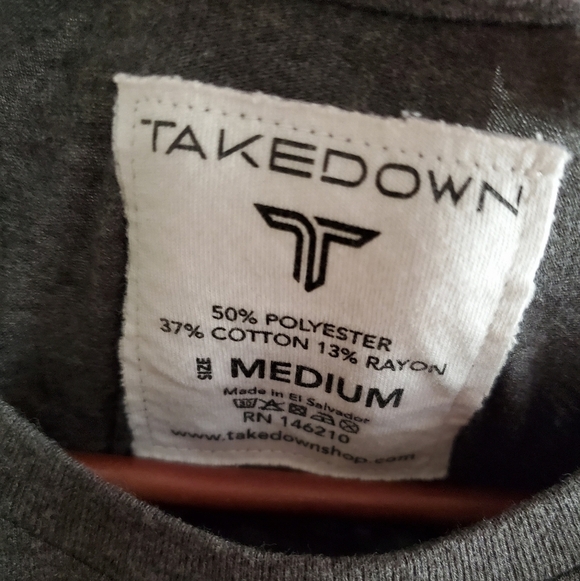 NWT Takedown Arch Triblend T-Shirt - Black Size M - Picture 4 of 5